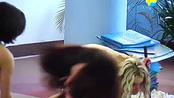 A Lot Of Nude Ladies Are Doing A Nude Aerobic Exercises