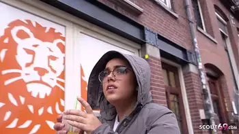 GERMAN SCOUT - TINY NATURAL NERD GIRL PICKUP AND ROUGH FUCK AT STREET CASTING