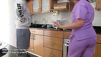 Baths Spy On My Hawt Maid Previous To Pounding Her Cakes