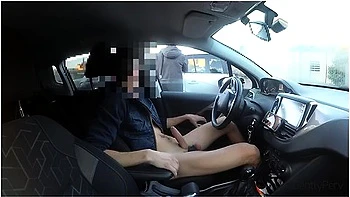 Dick Flash Car. A Good Hard Cock For A Woman Who Passes By And Looks