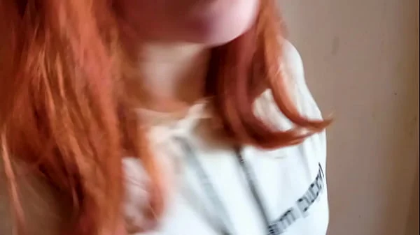 Fucked Me in the Stairwell while Parents are at Home - Swallowed Sperm - POV