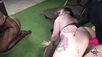 Big Booty PAWG Betty Bang Uses Her Strapon During BBW Orgy