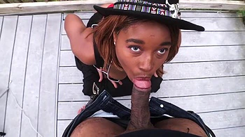 Nina Rivera And Don Whoe In 4k- Sucking And Fucking His Dick In The Backyard As A Sexy Cowgirl Of Halloween