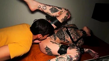 Petite Awlivv Tied Up And Left Alone To Be Fucked