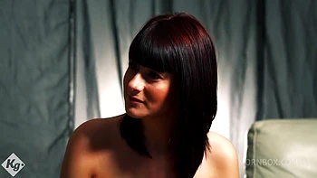 Cute Brunette Worships Her Man's Huge Cock