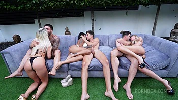 Summer Orgy All With All The Bud Family With 3 Awesome Sluts