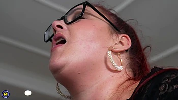 Sabine Is A Hot Curvy Milf Manager That Fucks Her Intern At The Office