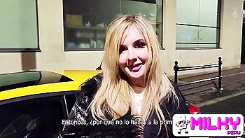 Nice-looking Skinny Blond Accedes To Go To The Hotel For A Hawt Photo Shoot