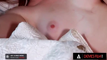 Horny Redhead Teen 18+ Deepthroats A Cock Before Riding It