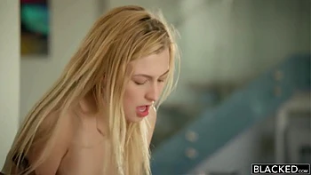 Shy Blond Girlfriend First Threesome With Black Men - Alexa Grace