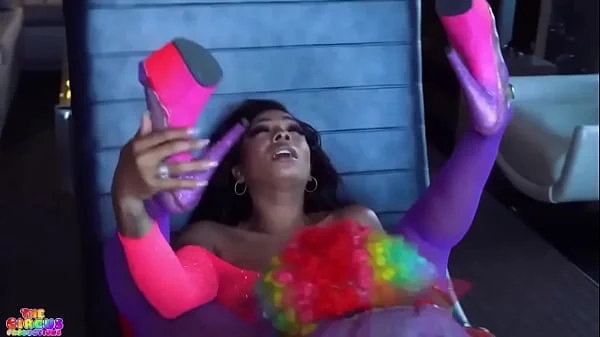 Cali Caliente gets fucked hard by a clown