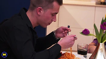 Hot 73 Year Old Granny Maya Lambert Has a Dinner Date with a Toy Boy She Met Online