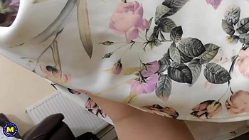 Curvy Blonde Mature Woman Crystal Maidstone Plays with Her Favorite Vibrator for You