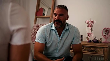 Madison Wilde And Charles Dera In Charles Makes His Stepdaughter Kneel To Suck His Dick