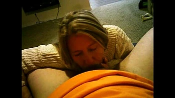HeyitsJulia Hot Blonde MILF Deep Throat Blowjob & Cum Swallowing