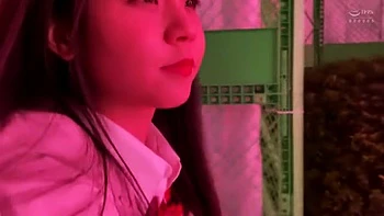 制服美女がアナルとマンコ丸見え愛撫とスローフェラのラブラブエッチ