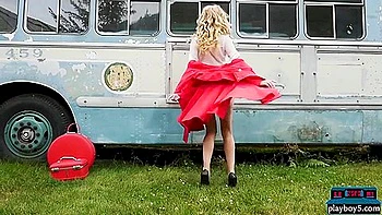 Olivia Preston - Petite Blond Hair Babe Stepmom From Canada Outdoor