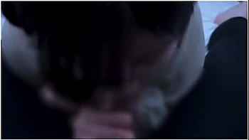 Girl With Short Hair Ejaculates A Lot In Her Mouth