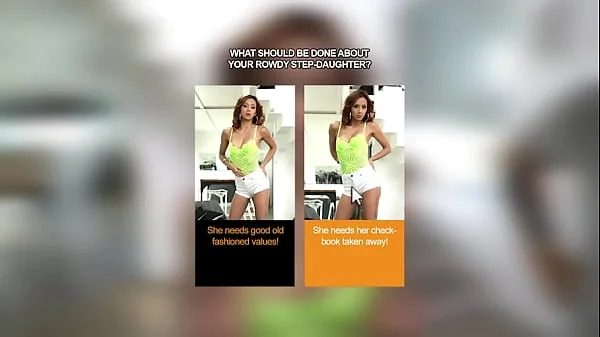 Your sexy step daughters crave punishment from your cock