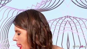 German Stepson Catches Big Tit Stepmom Susi Naked And Gets Sex