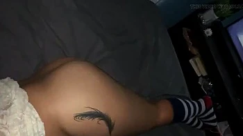 Step Mom Face Fuck and Cum Swallow - Tiodaemon Fills Mouth with Milk