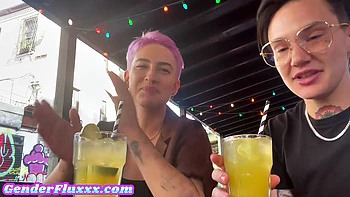 Real trans amateur fucks GF