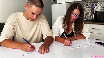 Sexy teacher blows my mind, giant facial comes next. Ill ace exams doggystyle pov