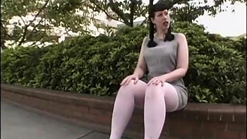 Slut masturbating with her new toy