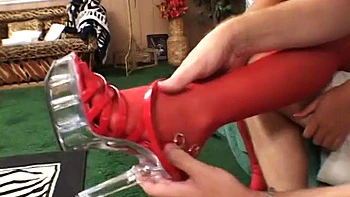 Marvelous brunette babe is jumping on her lovers cock