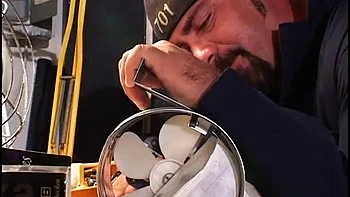 Blonde teen gets her precious pussy fucked hard by big man