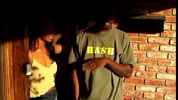 Glam ebony wearing high heels gets her hairy pussy fucked by bbc