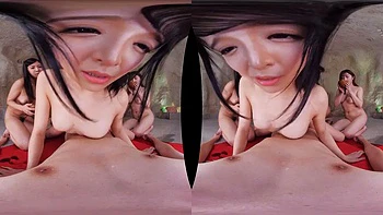 Jav slaves B: Blowjob, Cowgirl  Asian VR Porn