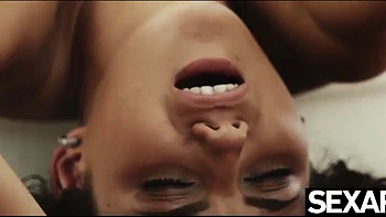 Busty brunette seduces sniper for blowjob and intense fuck by Sex Art: Porn