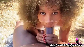 Outdoor-BBC-Blow: Blowjob, Milf  Blonde Porn