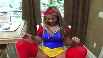 Rio boned in Snow White costume - hot ft. Hot Wife Rio: Blowjob, Big Tits  Handjob Porn