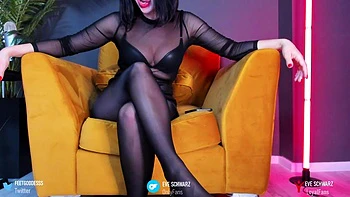 Feetgoddesss nylon teasing milf 5 4: Big Tits, Babe  Brunette Porn