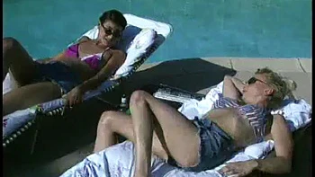 Short Hair Brunette Lesbian Babe Gets Her Pussy Licked and Toyed