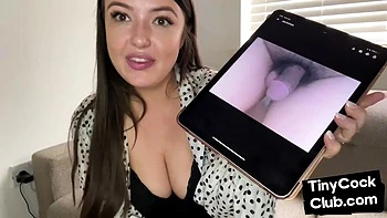 Amateur SPH femme teasing microdick