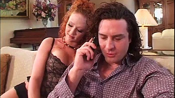 Sexy redhead bitch anal drilling