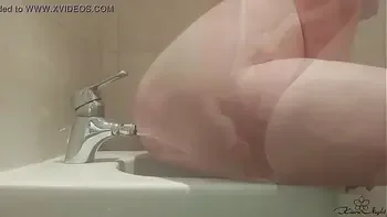 Horny Girl Masturbte Right in Airport Toilet