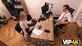 VIP4K. Lily Blossom Knows How To Pay Off Debt ft. Stanley Johnson: Blowjob, Babe  Blonde Porn