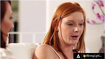 Stepmommy S Girl Stacked Milf Kendra James Caught Redhead Stepdaughter Alex Tanner Touching Herself