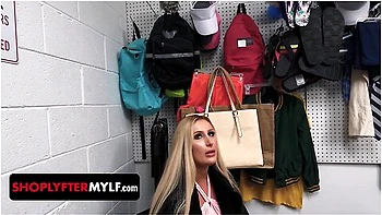 Tiffani Madison And Mike Mancini In Blonde Big Tits Milf Steals And Is Instantly Cavity Searched And Railed