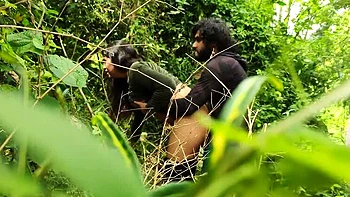 Malayali Couple Wild Outdoor Sex in Forest - Desi Village MMS 4K