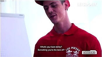 Bulgarian Babe Monika Phamous Fucks Delivery Guy