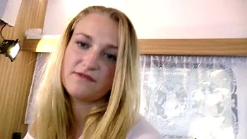 Blonde teen Scarlett Scott gets fucked in van by older man Dieter von Stein