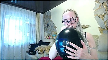 Loners Welcome! Blonde And Black Balloon