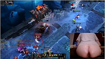 Gamer Girl And Deutsche Amateure - Fucking My Ass With A Banana Toy When Im Dead League Of Legends #18 Luna