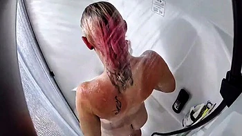 KittieNoOne Shower Cam Uncensored - Big Natural Tits PAWG MILF Caught Voyeur Homemade