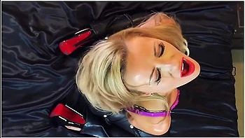 Naughty Show In My Tight Leather Miss Sixty Pants